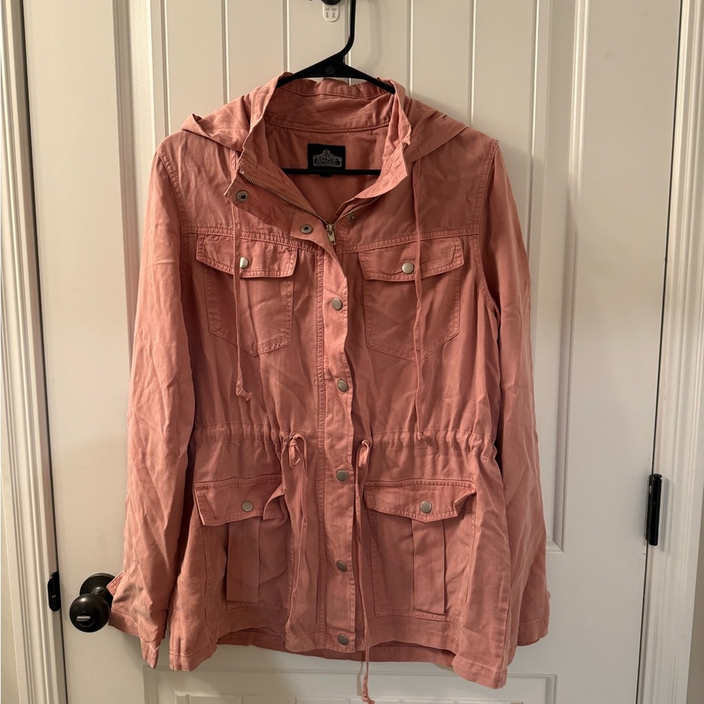 Women's Pink Cargo Jacket